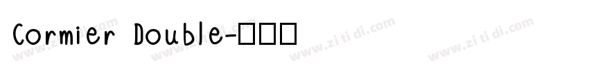 Cormier Double字体转换